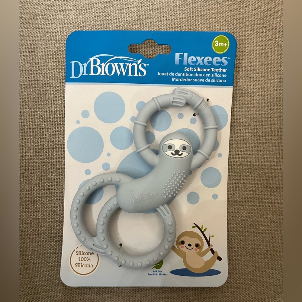 Dr. Brown’s Flexees Soft Silicone Teether 3 Months and Up